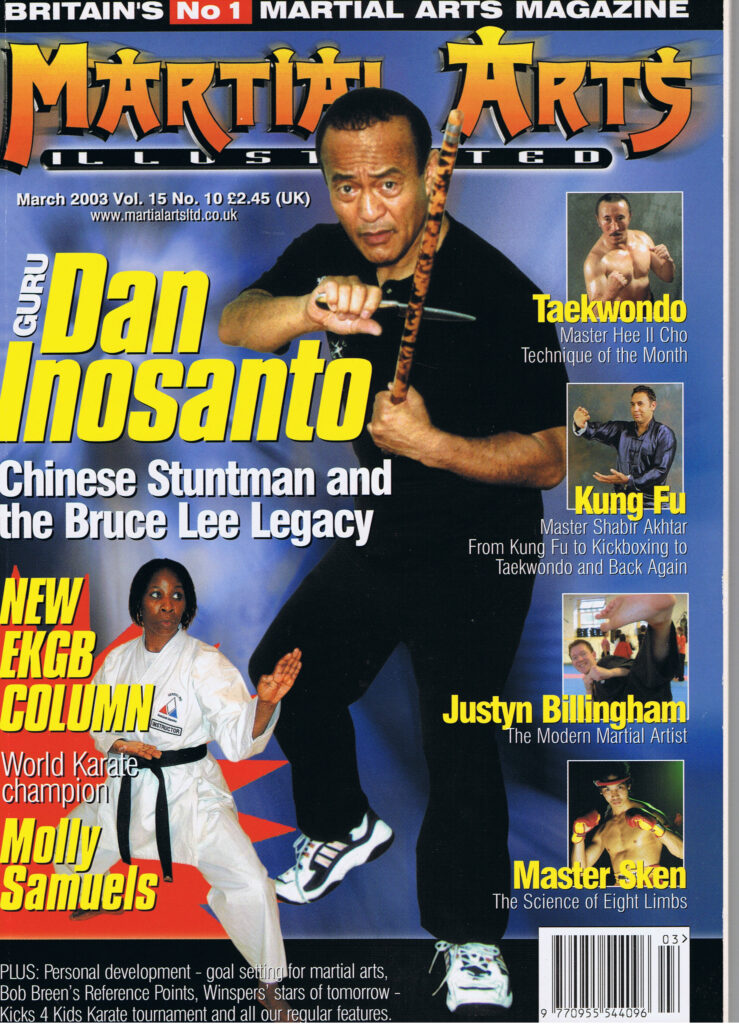 Magazine featuring Justyn Billingham UK kickboxing expert and columnist