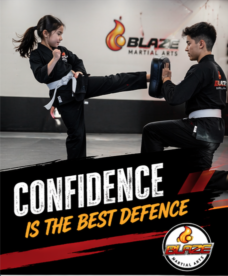 build confidence in kids martial arts class
