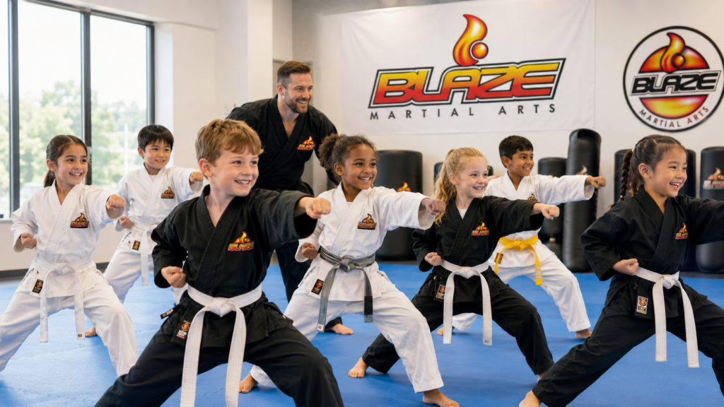 Best martial arts classes for kids in Berkshire at Blaze Martial Arts