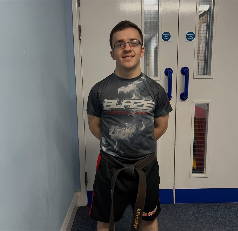 Kickboxing and Martial Arts instructor, Cyrus Woodley at Blaze Martial Arts, Bracknell