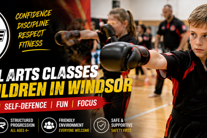 Martial arts classes for children in Windsor at Blaze Martial Arts