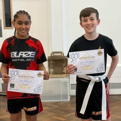 Martial arts for children with low confidence at Blaze Martial Arts in Bracknell