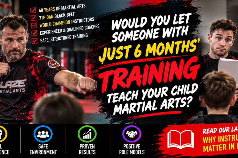 Martial arts instructor qualifications and experience matter when choosing who teaches you or your child at a martial arts school.